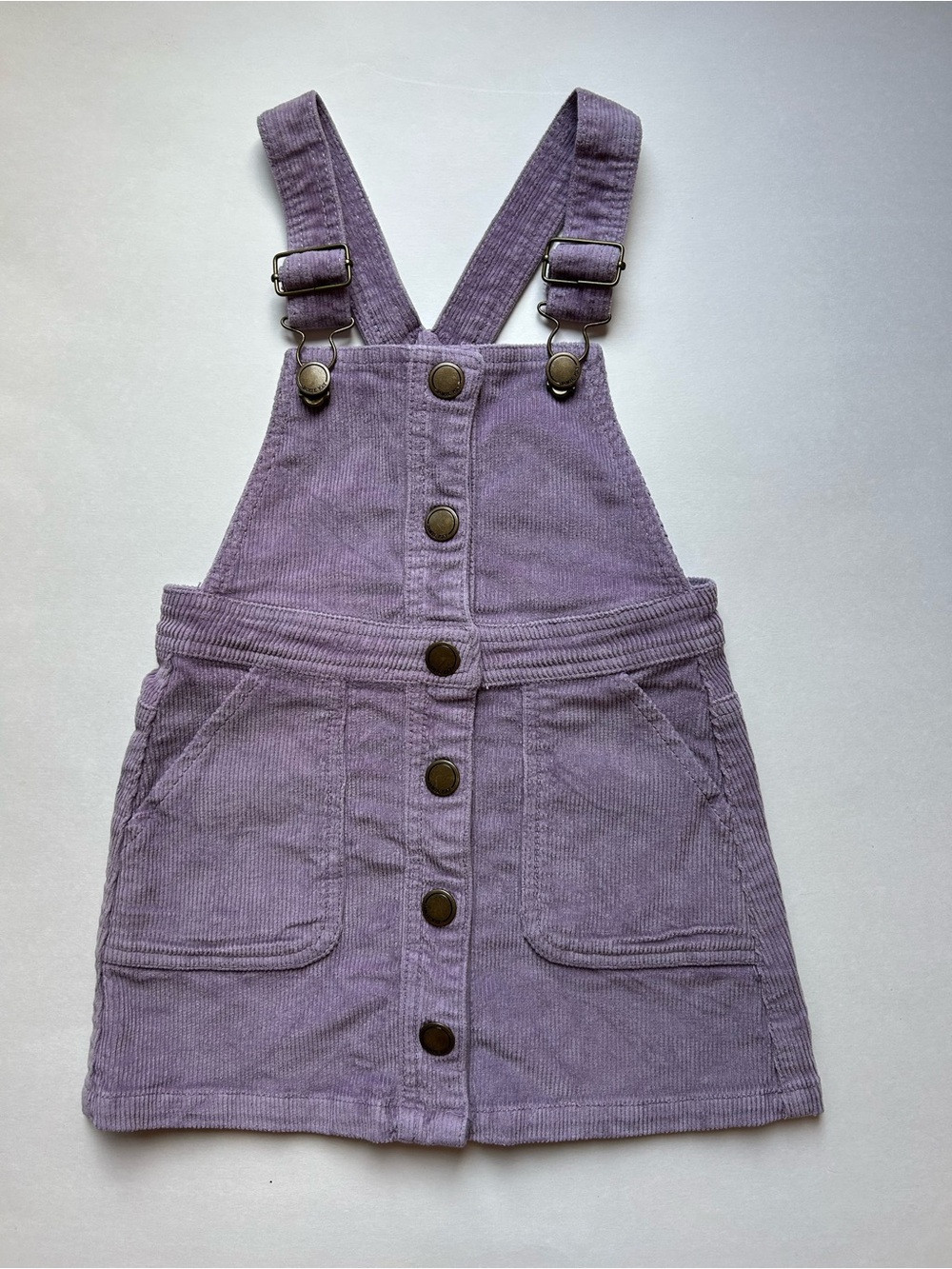 Jamie Kay Purple Corduroy Pinafore Dress for Kids